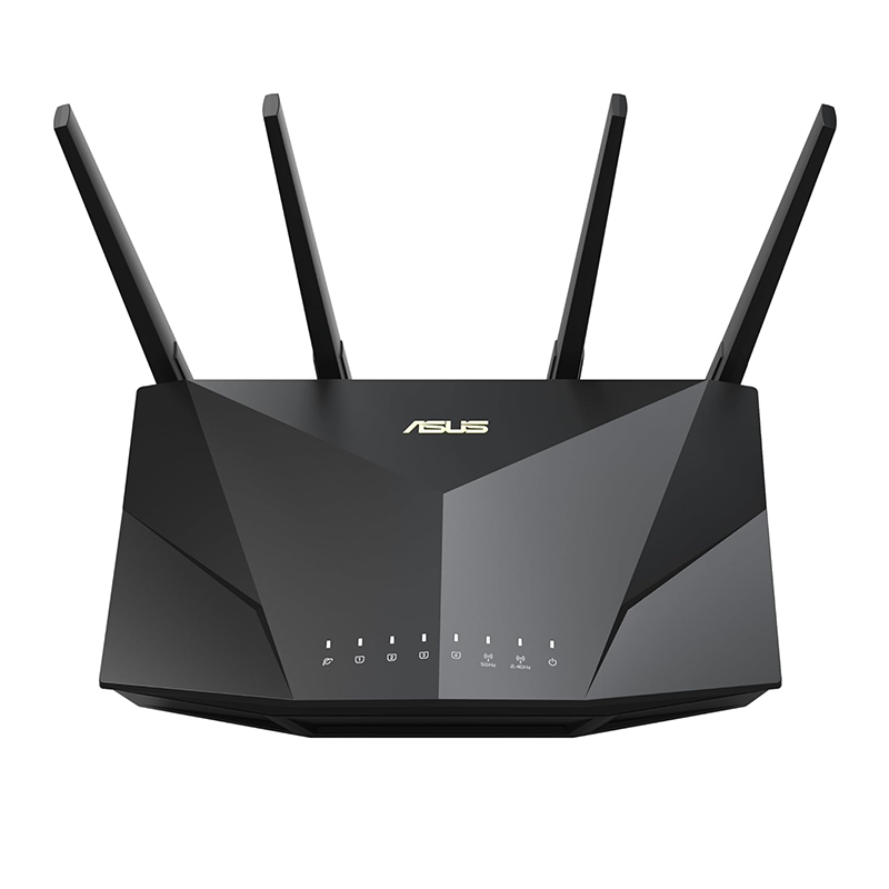 ASUS RT-AX5400 Dual Band WiFi 6 Extendable Router, Lifetime Internet Security Included, Instant Guard, Advanced Parental Controls, Built-in VPN, AiMesh Compatible, Gaming & Streaming, Smart Home